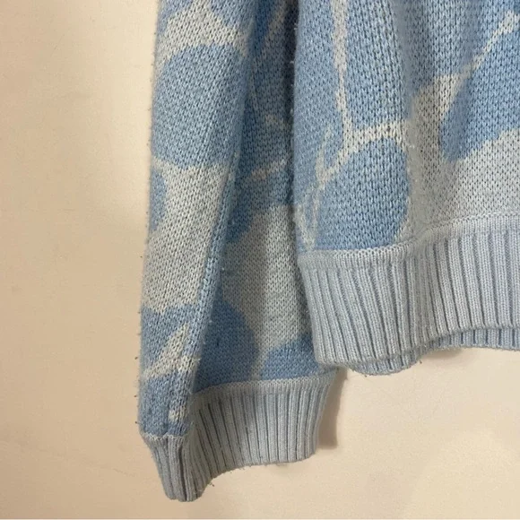 House of Sunny Blue Swimmer Sweater - Picture 6 of 10